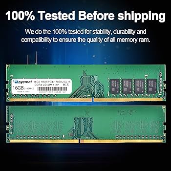 DDR4 17000U PC4 2133 16GB UDIMM, DDR4-2133MHz PC4-17000 CL15 1Rx8